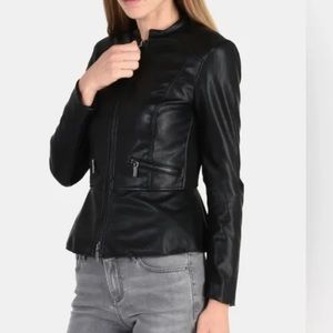 Armani Exchange leather jacket
